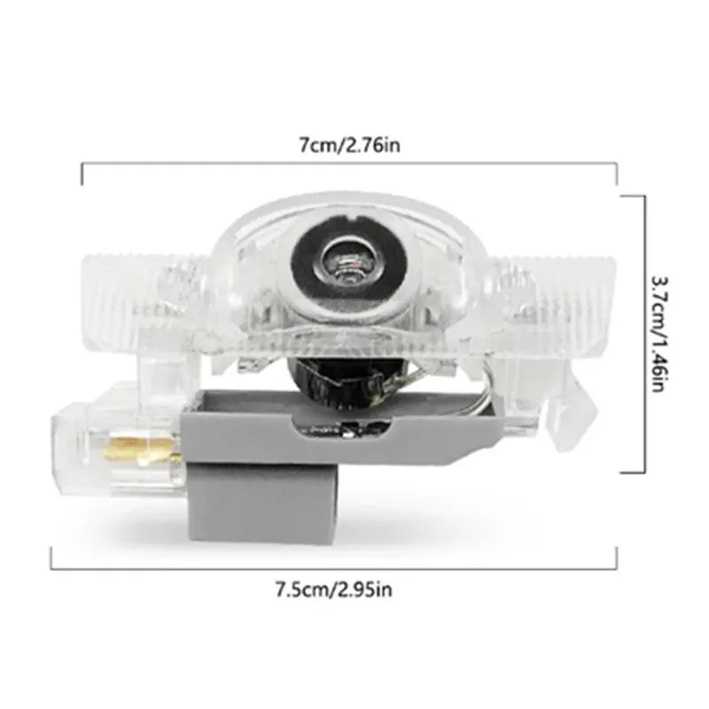 2Pcs Led Car Door Welcome Light Ghost Projector For Toyota Prius 20 30 50 XW20 XW30 XW50 2003-2017 2018 2019 2020 2021 2022 2023