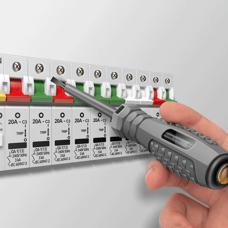 ANENG B04 Slotted/Phillips Screwdriver Induction Detector Pen Neon Bulb Indicator Meter Non-contact Test Voltage Tester Tools