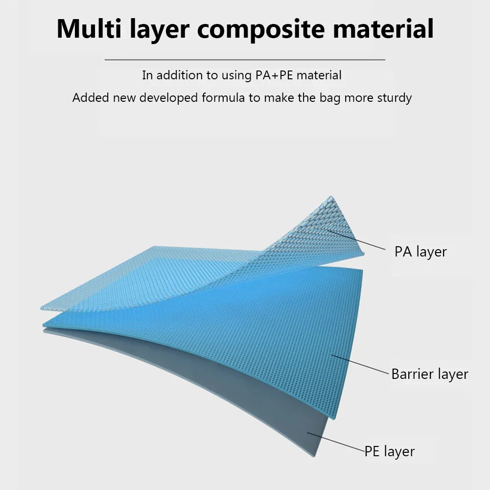 Vacuum Bag With Valve & Pump for Clothes Storing Large Plastic Compression Empty Bag Travel Accessories Storage Contain