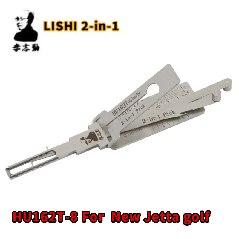8PCS LISHI 2in1 Decoder For Volkswagen Audi Mercedes-Benz Skoda Porsche Ford Chevy Buick Hyundai Toyota BMW Locksmtihs tool
