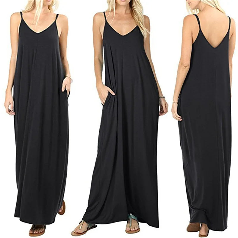 The 2026's new summer couture line is a plain, baggy dress, tank top dress, sexy sling dress