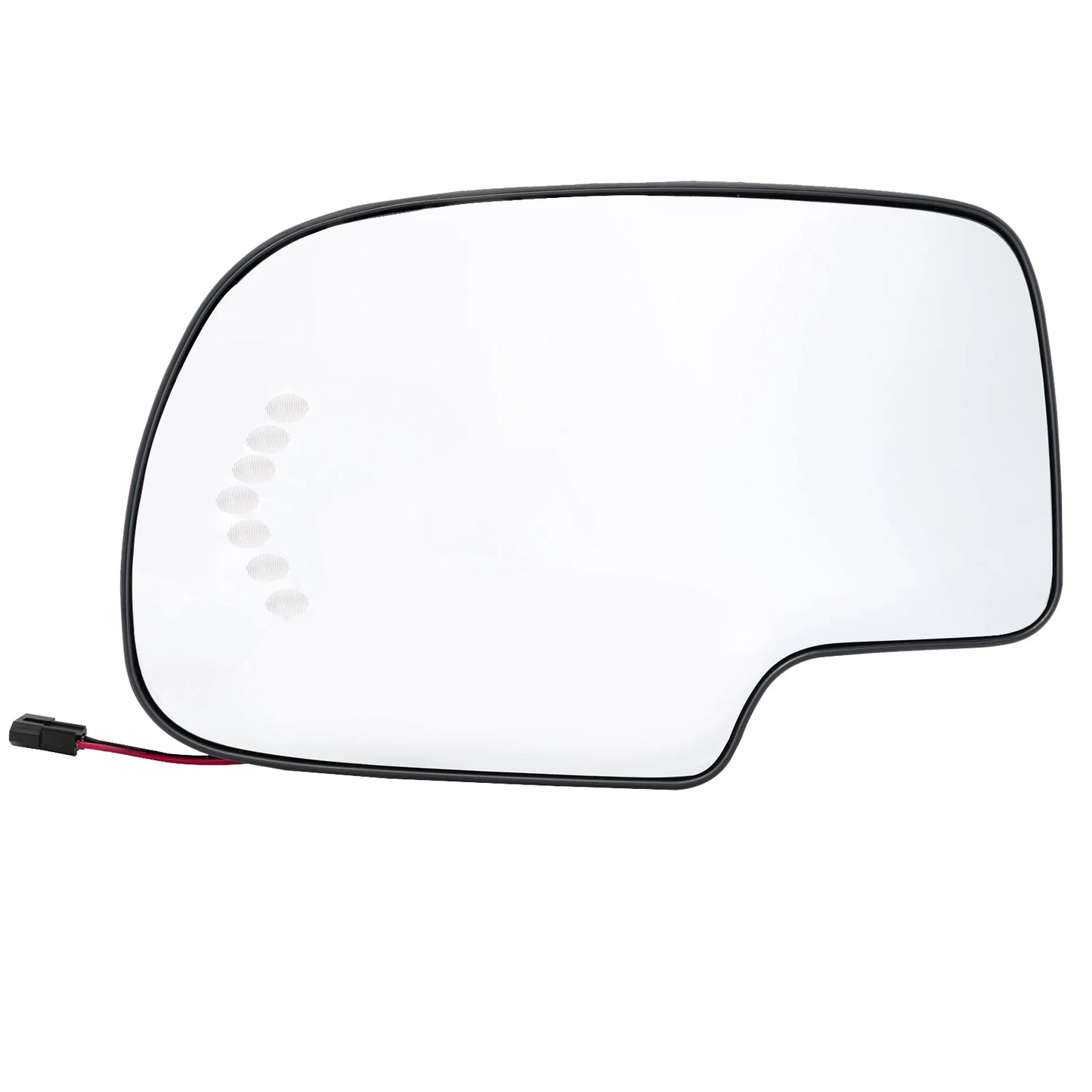 For GMC Sierra Chevy Silverado Cadillac 2003 2004 2005 2006 2007 Left Right Side Wing Mirror Glass Turn Signal Light Heated Clip