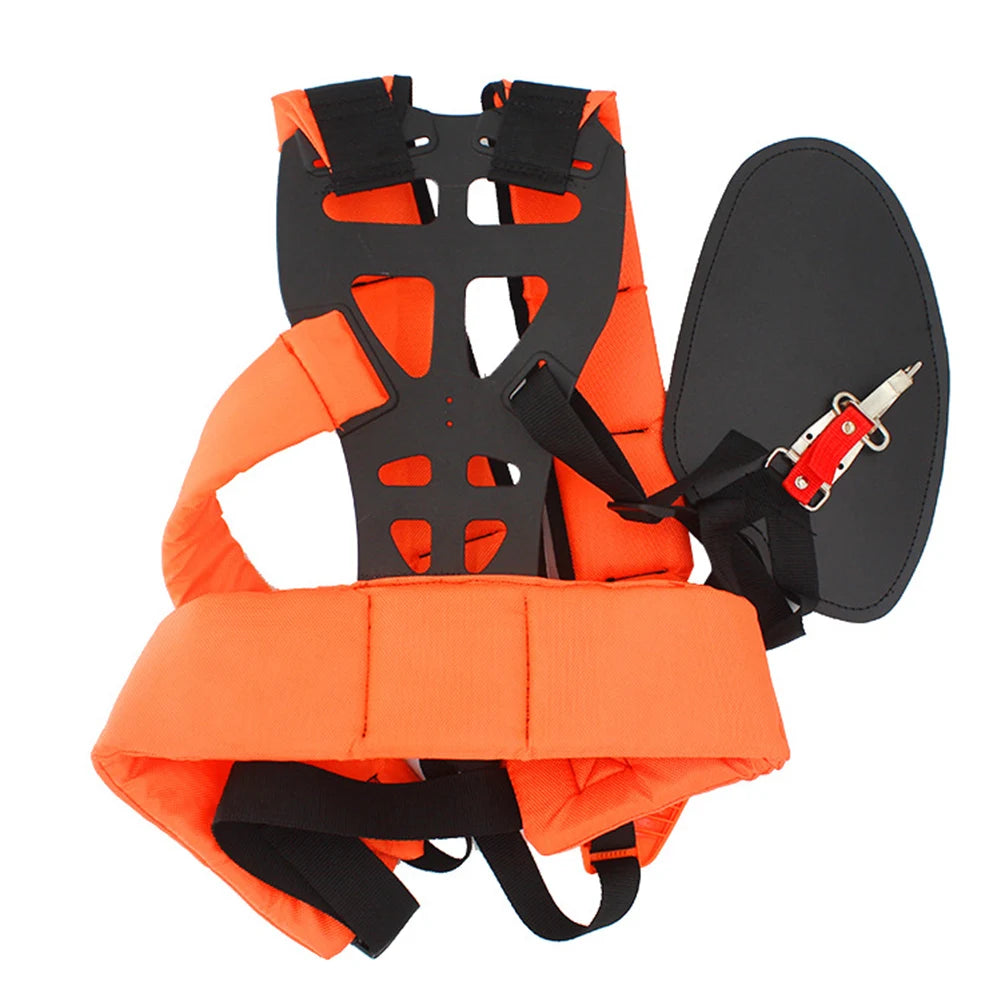 Padded Belt Double Shoulder Strap Comfortable Trimmer Shoulder Strap Labor Saving Increase Safety for Brush Cutter Trimmer
