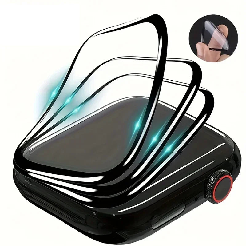 1-5PCS Screen Protector for Apple Watch 10 9 8 7 6 5 40MM 41MM 42MM 44MM 45MM 46MM Not Tempered Glass Film IWatch Ultra 2 49MM