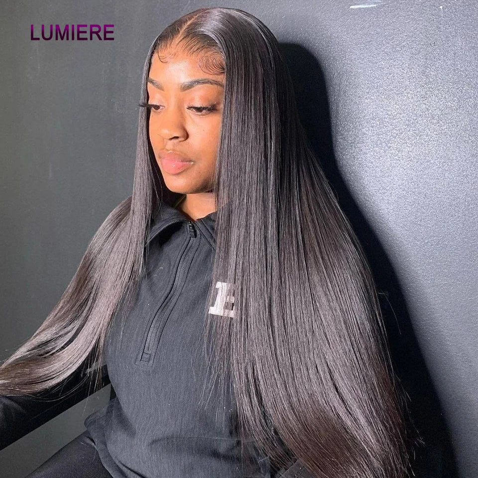 32 Inch 18A Bone Straight Human Hair Bundles 3/4 Bundles Hair 100% Raw Human Hair Bundles Deal Brazilian Virgin Hair Extensions