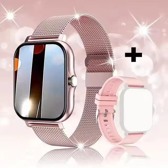 NEW 2026 Fashion SmartWatch Android Phone 2.01" Color Screen Full Touch Custom Dial Watch Women Bluetooth Call Smart Watch Men