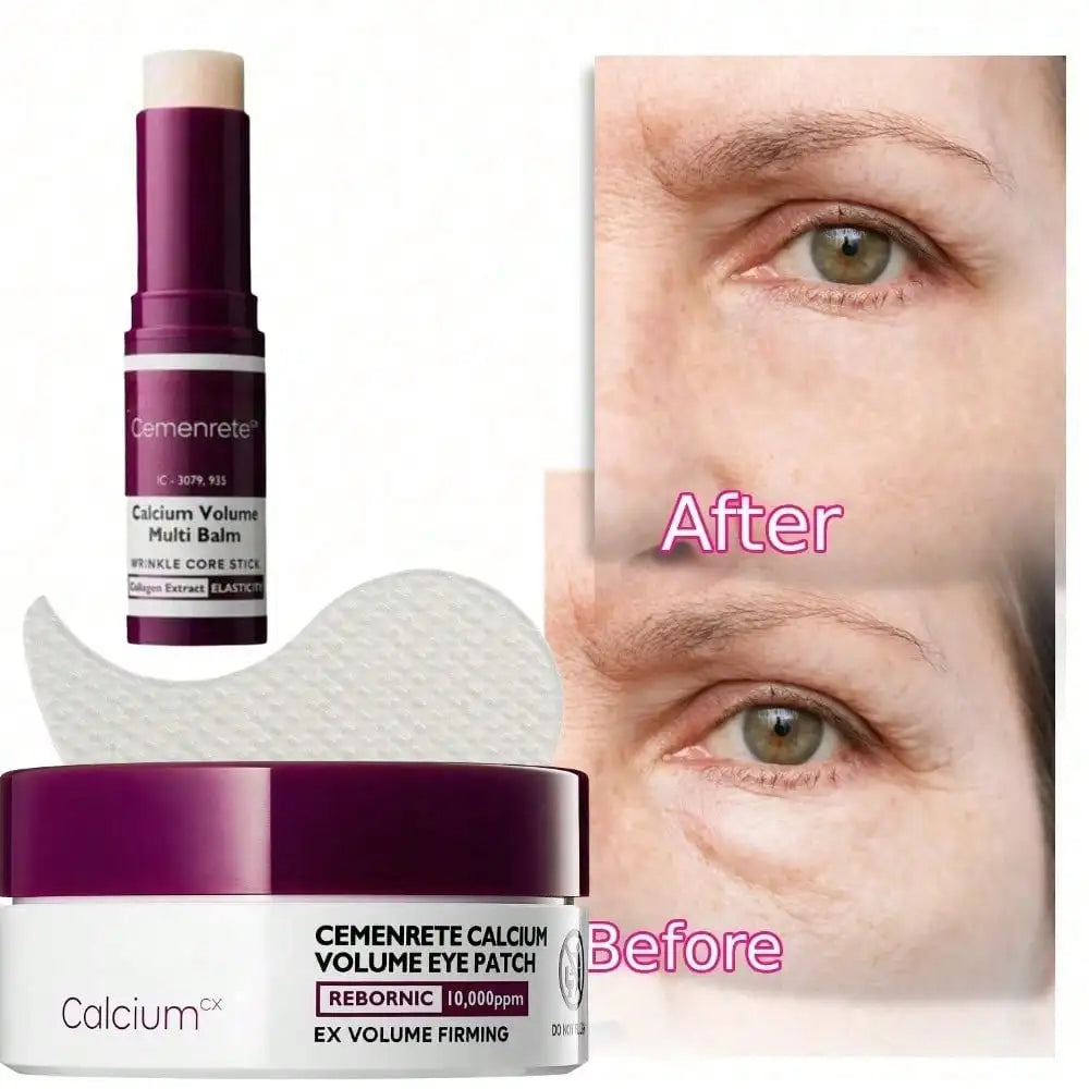Calcium Volume Multi Balm+Eye Patch 60ea Korean Skin Care Cosmetics With Collagen Extract Elasticity Eye Shiel DSkin Repair