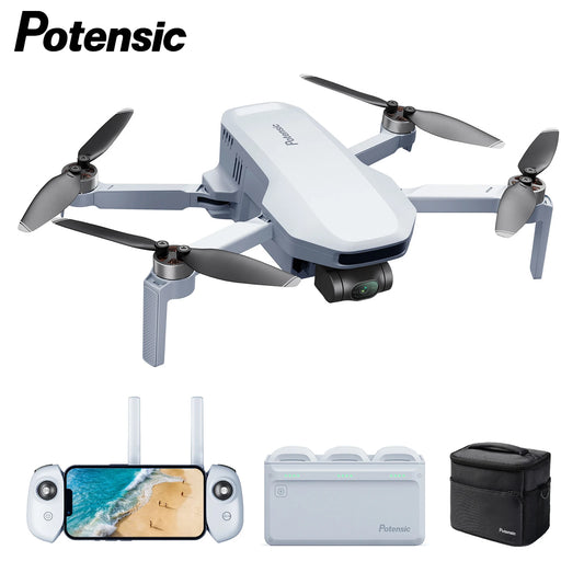 Potensic ATOM 4K GPS Drone - 3-Axis Gimbal, Under 249g, 6KM Range