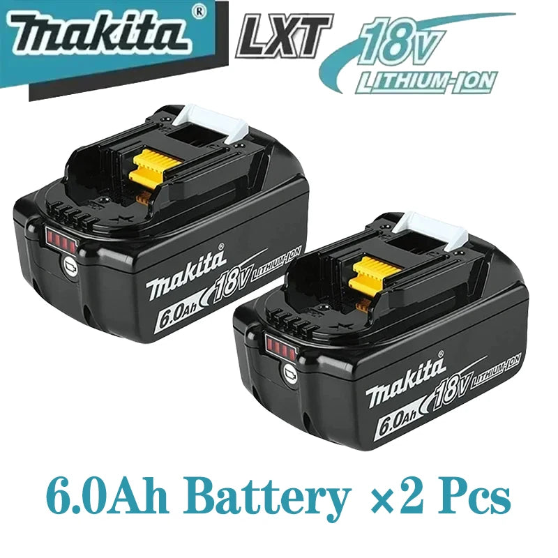 Genuine 6Ah  9Ah makita BL1860 18V Battery Power Tools Li-ion Replacement LXT BL1850 BL1840 for 18V Screwdriver