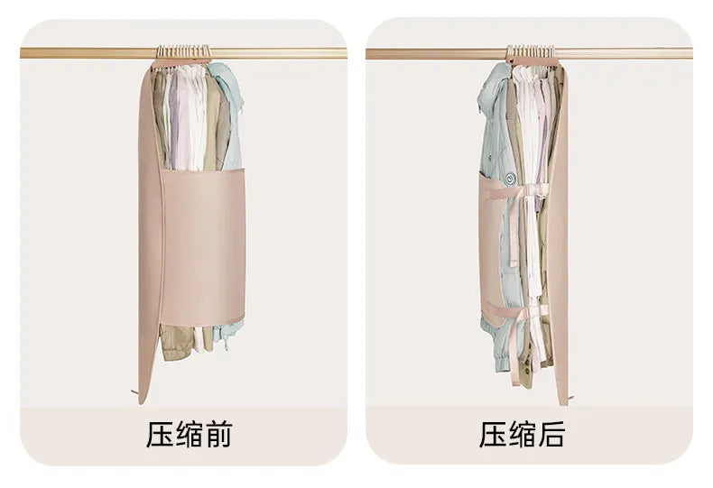 1pc Wardrobe Lazy Compressed Storage Board Dust Cover Storage Artifact Foldable Fabric Down Jacket