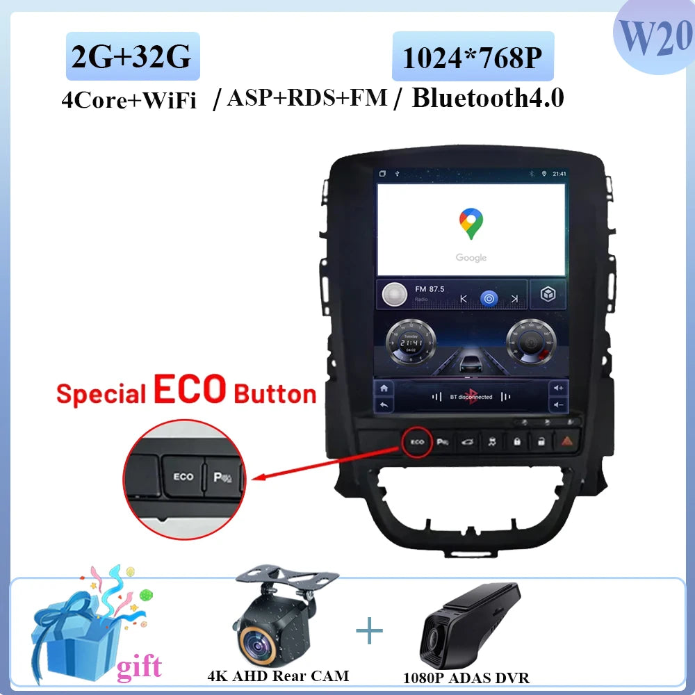 Car Radio For Opel Astra J 2009-2015 Android Auto GPS Navigation Head Unit Multimedia Video Player 5G WIFI Carplay No 2din DVD