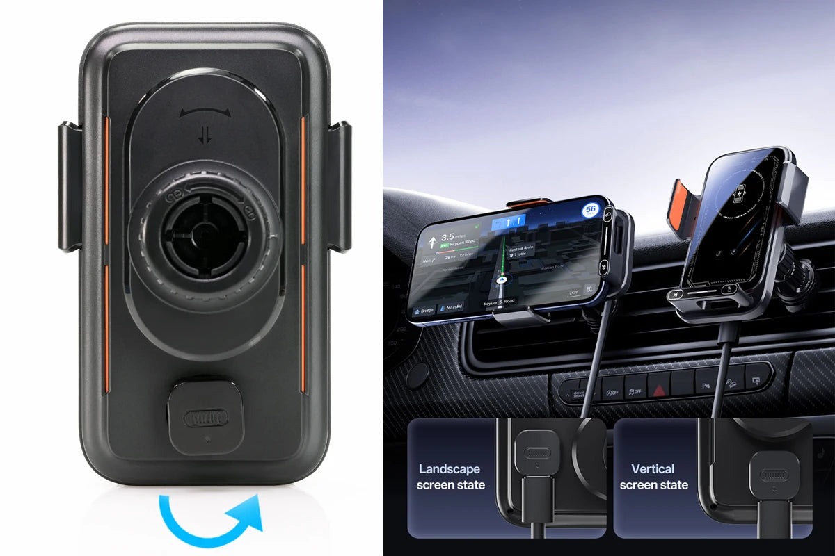 Magnetic Phone Mount with Wireless Charging for Ford F-150 Raptor 2019–2020