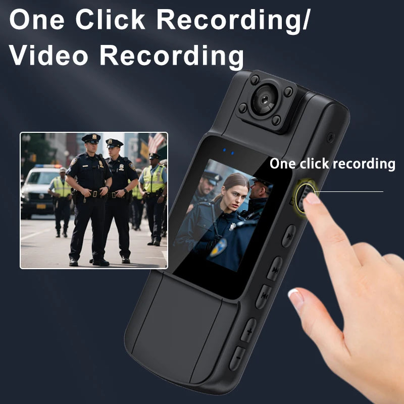 4K WiFi Mini Body Cam — Night Vision Cycling Camcorder