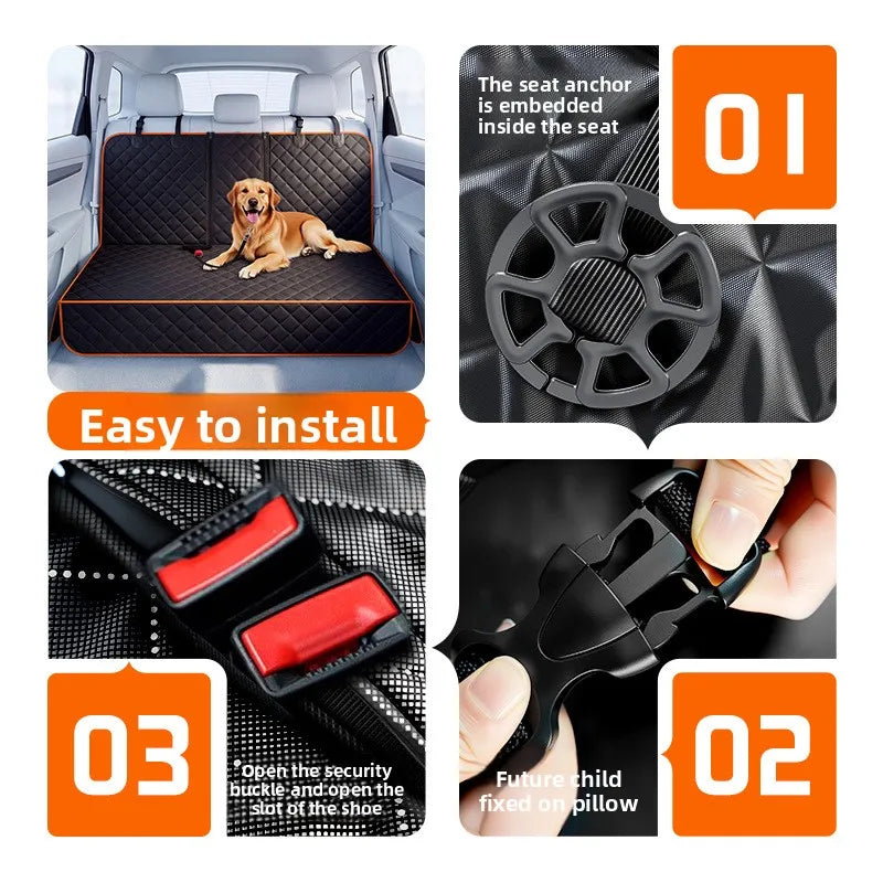 Back Seat Pet Isolation Mat - Anti-Dirt Waterproof Cover – photo 4