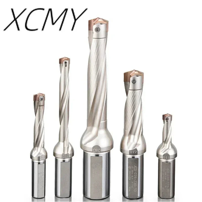 JCD Crown U-Drill Rod 10-25mm, Internal Cooling Indexable Drill