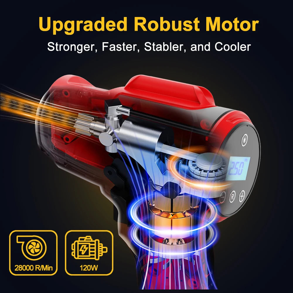 EAFC 4000mAh Car Air Compressor Electric Wireless 150PSI Tire Inflator Pump for Motorcycle Bicycle Boat AUTO Tyre Balls Inflator