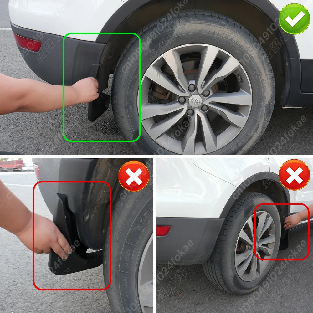 Mud Flaps Splash Guards for Ford F-150 2009–2020 (Front & Rear)