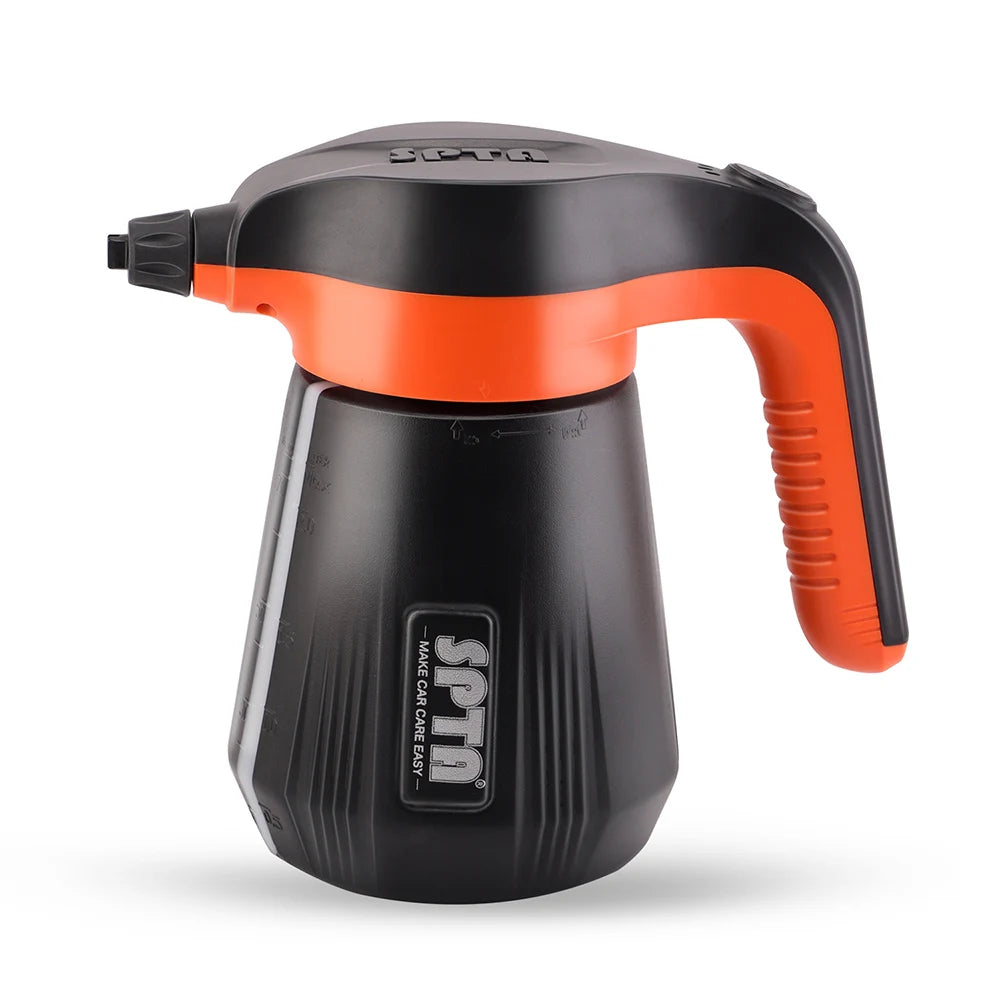 SPTA Cordless Battery Powered Foam Sprayer, 2.25L Electric Car Foam Sprayer,  Pump Foam Sprayer for Car Cleaning