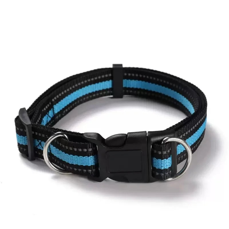 Heavy-Duty Reflective Collar with Double D-Ring – photo 9