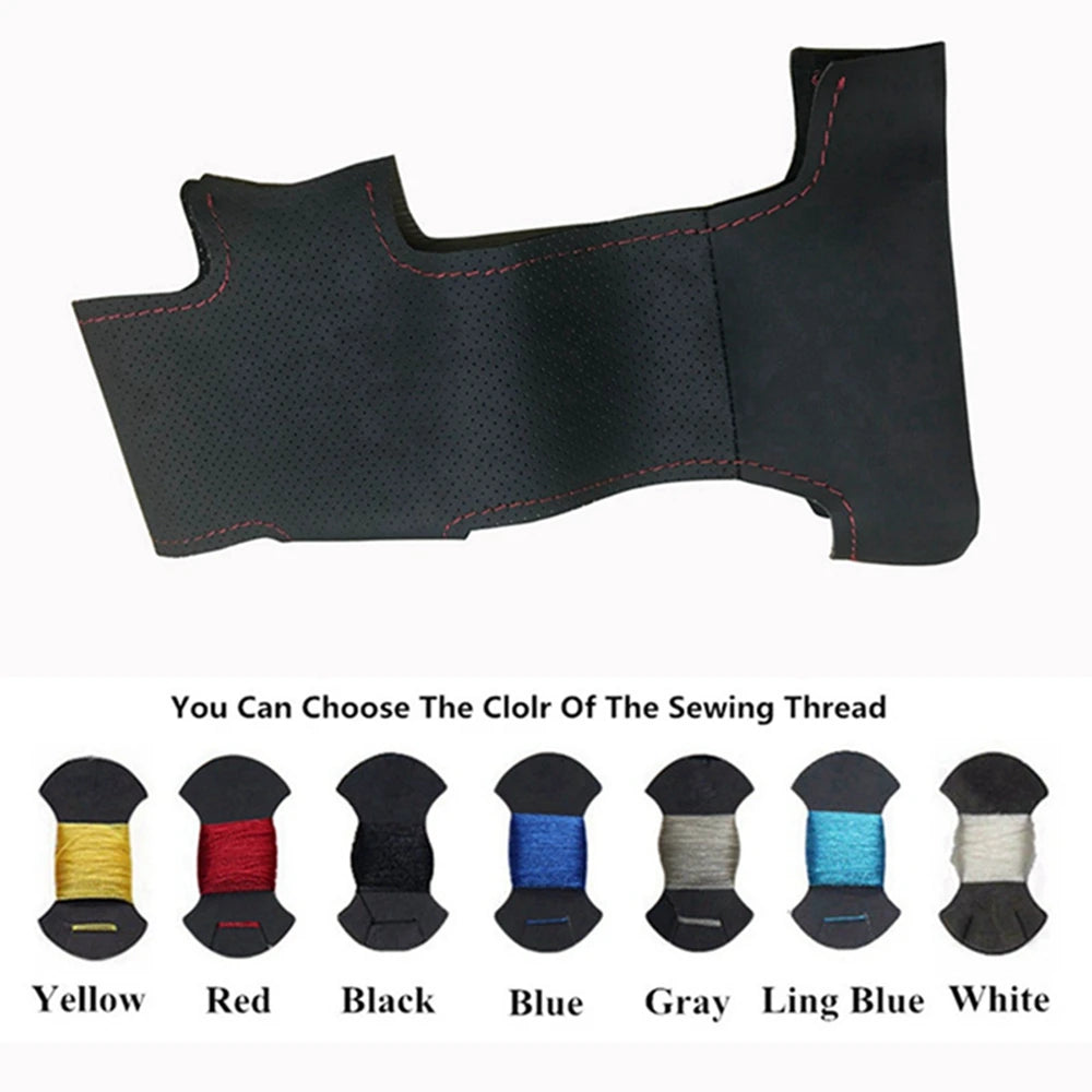 Customization Hand Sewing Microfiber Leather Car Steering Wheel Cover Accessories For Chevrolet Cruze Hatchback Sedan 2009-2014