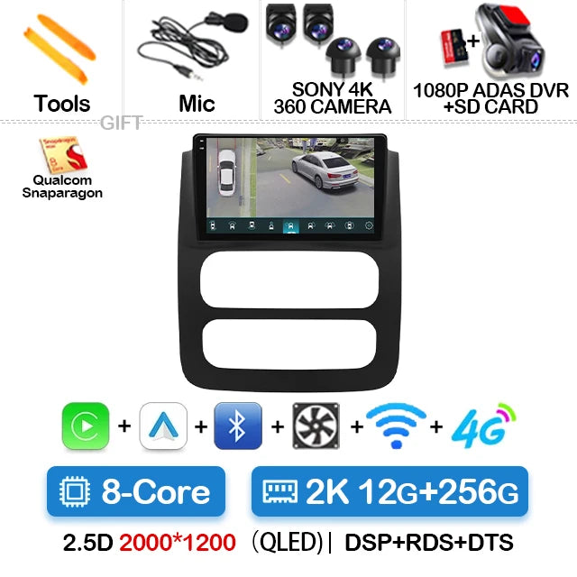 Android Car Radio & GPS Navigation Head Unit — Dodge RAM 1500/2500/3500 (2002-2005)
