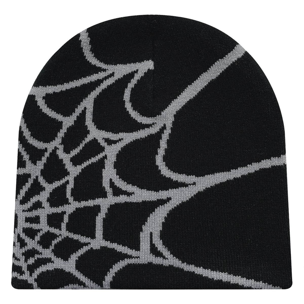 Spider Web Knit Beanie, Unisex Y2K Hat