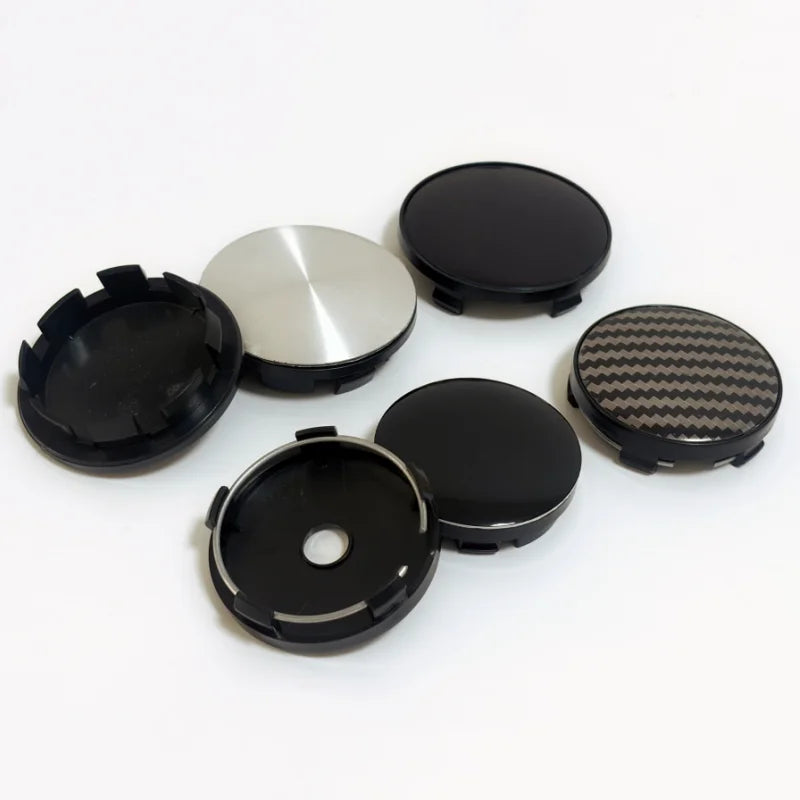 4 pcs Auto Wheel Center Cap 50mm 56mm 60mm 65mm 68mm No Logo Badge Blank Hubcap For Kia Car Rim Tire Decorative Dust-proof Cover