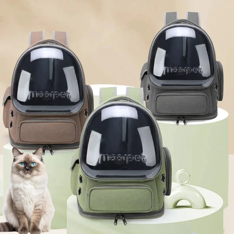 Cat Carrier Backpack with Clear Window - Travel Pet Bag – photo 2