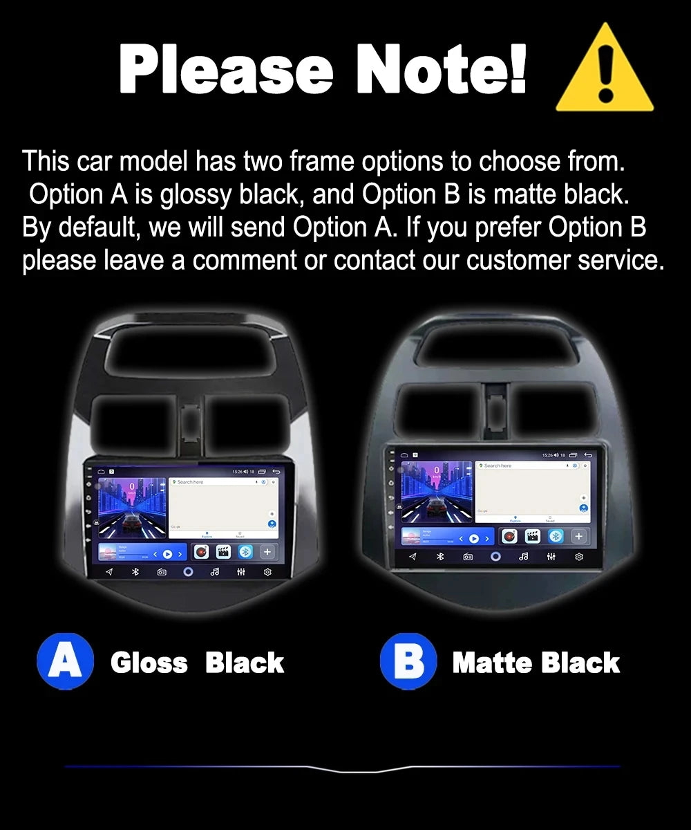 Android 15 For Chevrolet Spark M300 2009-2016 Car Radio Multimedia Video Player Navigation GPS wireless android Carplay 4G WIFI