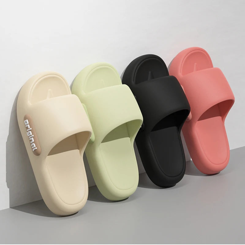 Women's cloud platform slides, soft pillow sandals — view 8 of 18