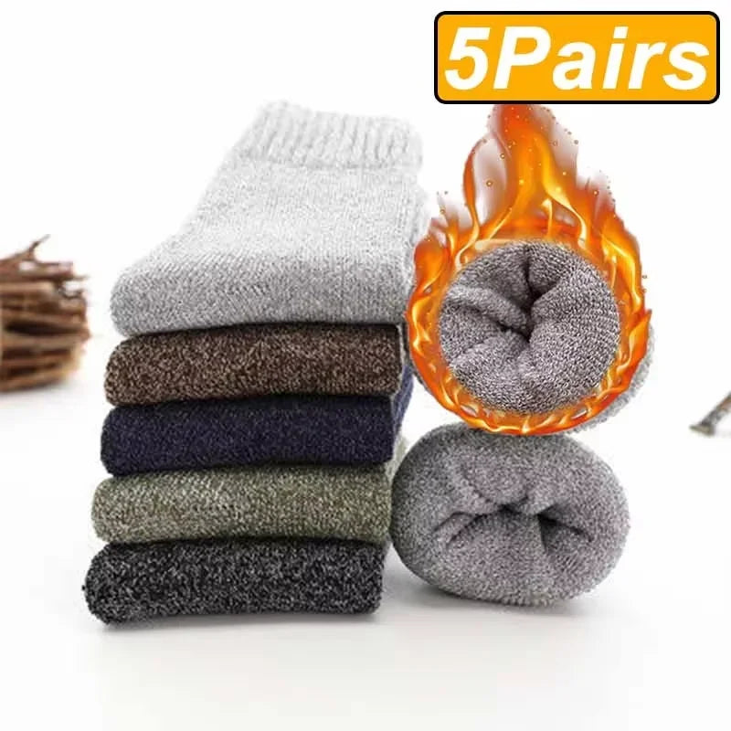 Men's Cotton Blend Crew Socks, 5 or 10 Pairs
