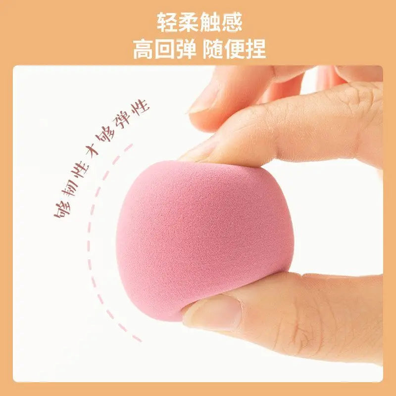 Makeup Sponge Set Dual Use for Liquid/Powder Foundation Beauty Egg Finger Sponges Cosmetic Puff Women Makeup Tools with Box