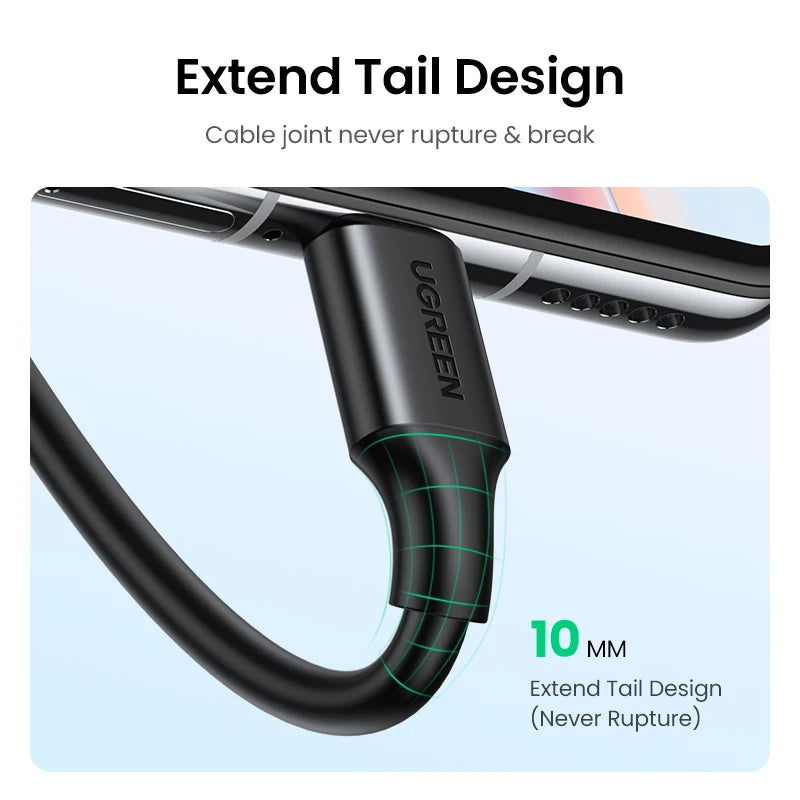 UGREEN USB C Cable Type C Cable for iPhone 17 16 Samsung S25 S24 Xiaomi USB C Data Charging Cable USB 3A Fast Charging USB Cable