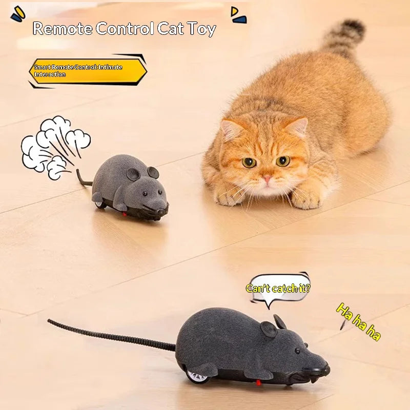 Wireless Remote Control Mouse - Cat Teaser Self-Play Toy – photo 2