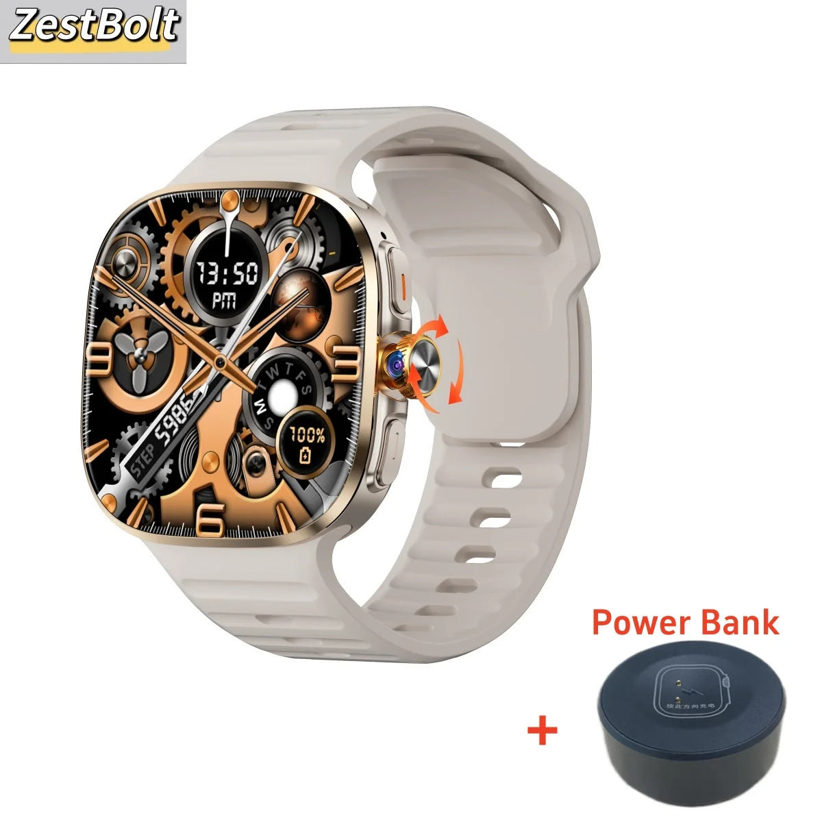M99 Smartwatch 2.4inch Large Amoled Screen Game 4G/5G LTE Android 10.0 Smart Watch 2100Mah Battery For Men Women Adult Student