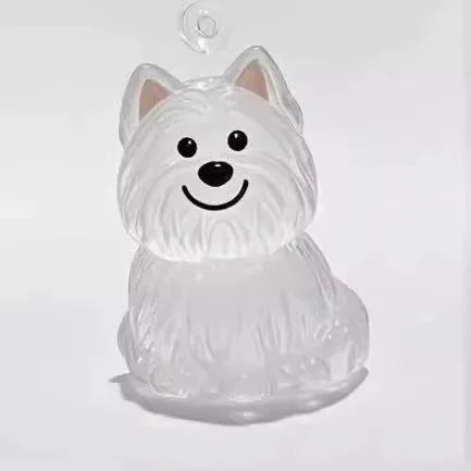Lovely Dog Hair Storage Keychain Pendant for Bags, Couples Car Keys, Unique Jewelry Souvenir Gift Decoration Accessories Set