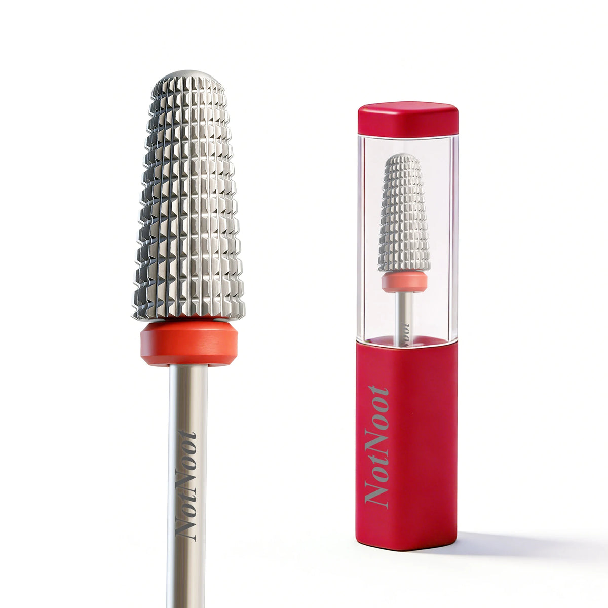 Nail Drill Bit, 5 in 1 Carbide Tapered, 3/32" Shank for Nails Fast Removing Acrylic Nail Hard Gels Cuticle Nail Efile Bit for Na