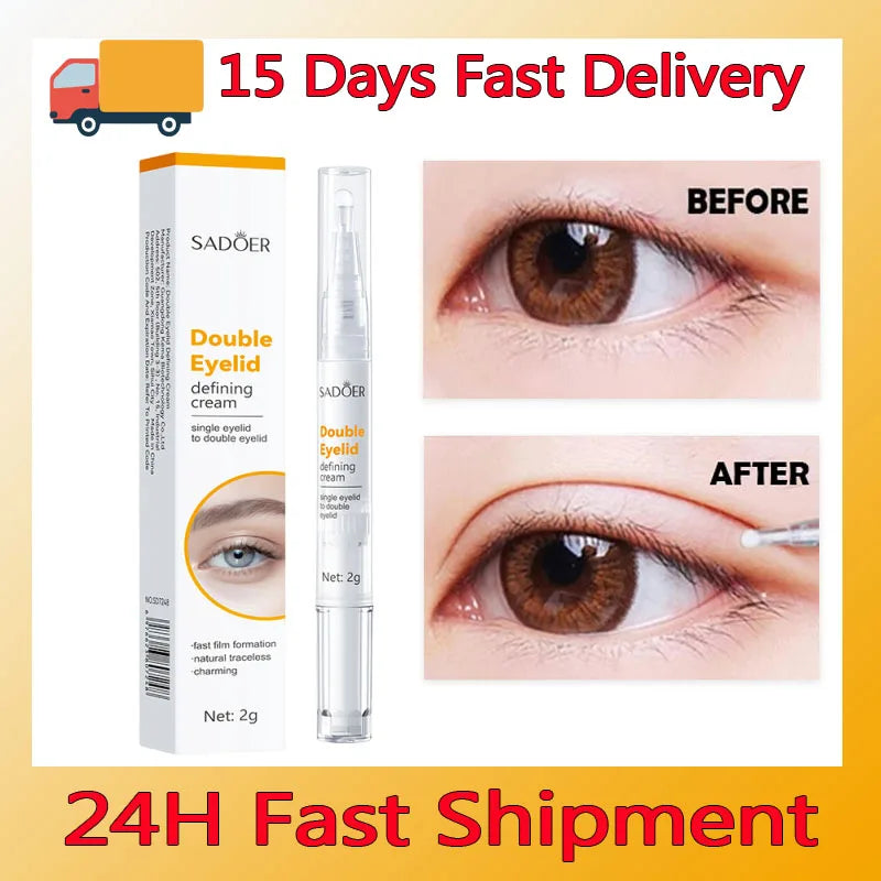 Double Eyelid Shaping Cream Lift Eyes Styling Tool Makeup Long Lasting Invisible Waterproof Single to Double Natural Big Eye
