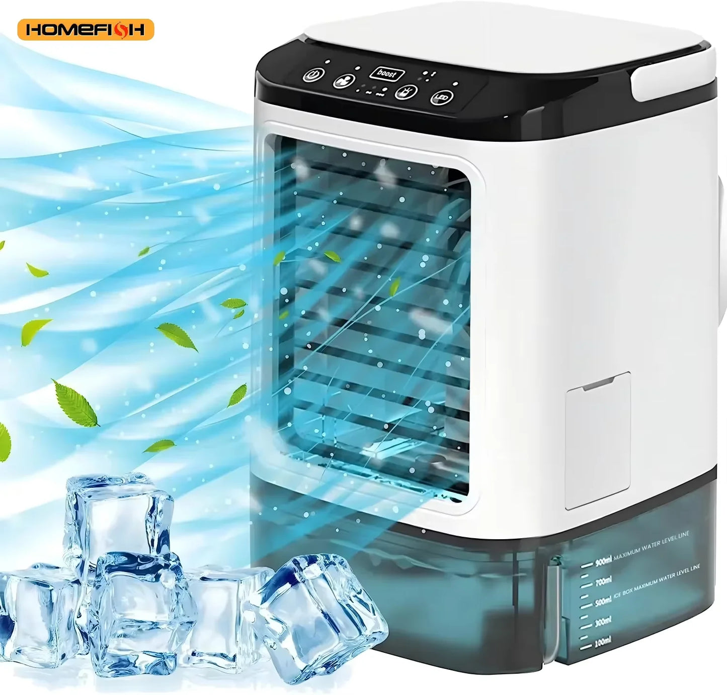 Quiet Desktop Misting Cooler – Portable USB Humidifier Fan for Home & Office
