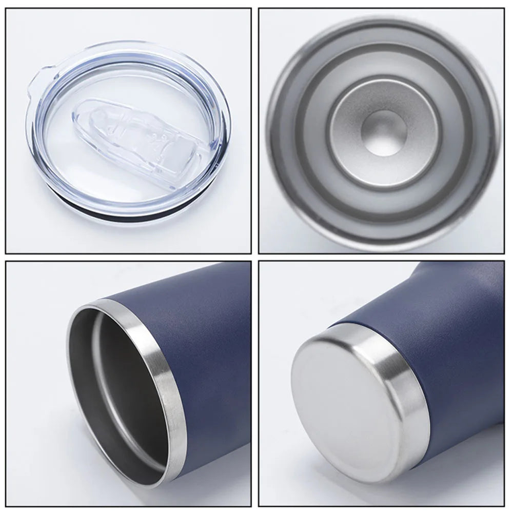 Custom Logo 30 oz Insulated Stainless Steel Coffee Tumbler Travel Mug Water Cup with Leak- Proof Lid Vacuum Insulated Tumbler