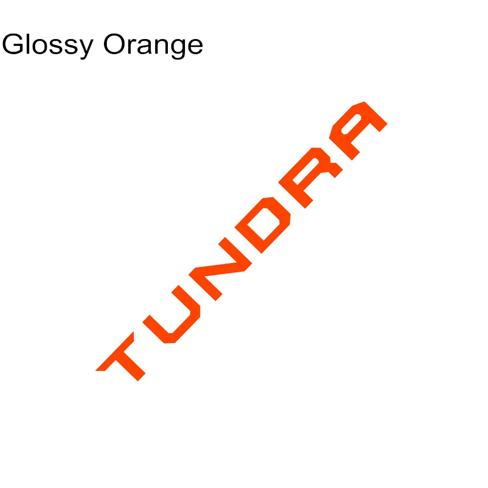 Pickup Tailgate Insert Indent Stickers For Toyota Tundra 2014-2019  Car Decor Decals Vinyl Letter Cover Auto Tuning Accessories