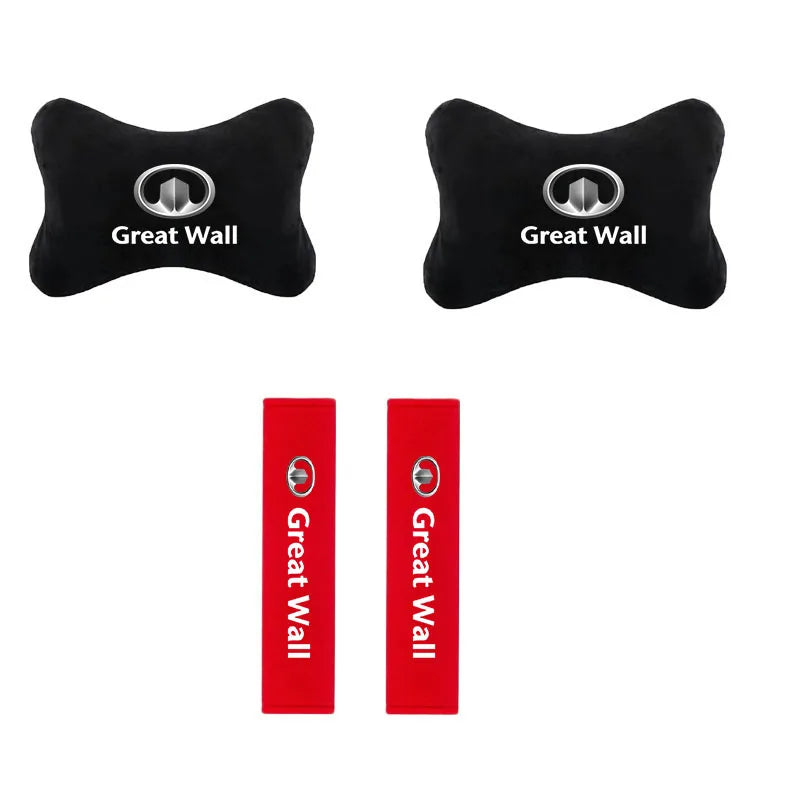 For Great Wall Hover H3 H5 M4 Poer Pao Voleex C30 Wingle 5 Car Headrest Neck Support Seat Soft Neck Pillow Auto Accessories