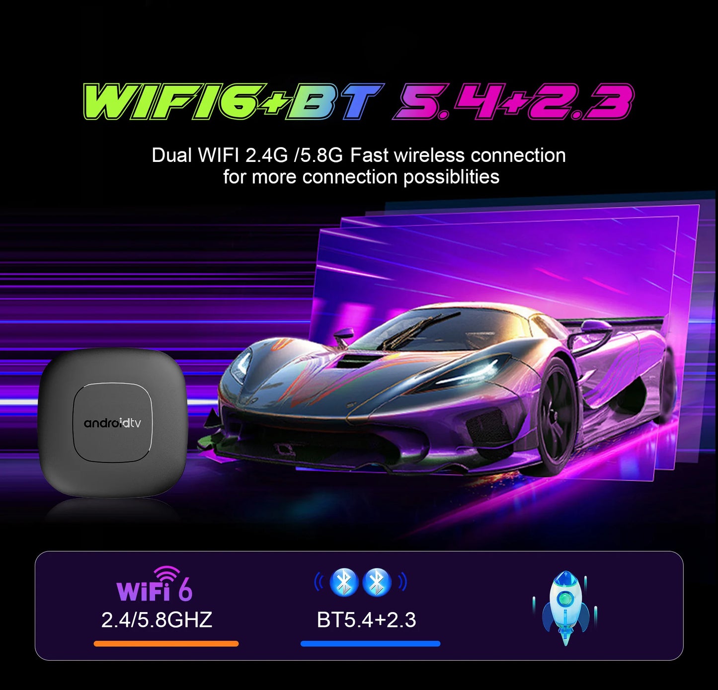 2026 mortal T1 Android16 Smart Home Theater TV Box Rockchip RK3518 Support Bluetooth5.4 Google Assistant Streaming Player WiFi 6