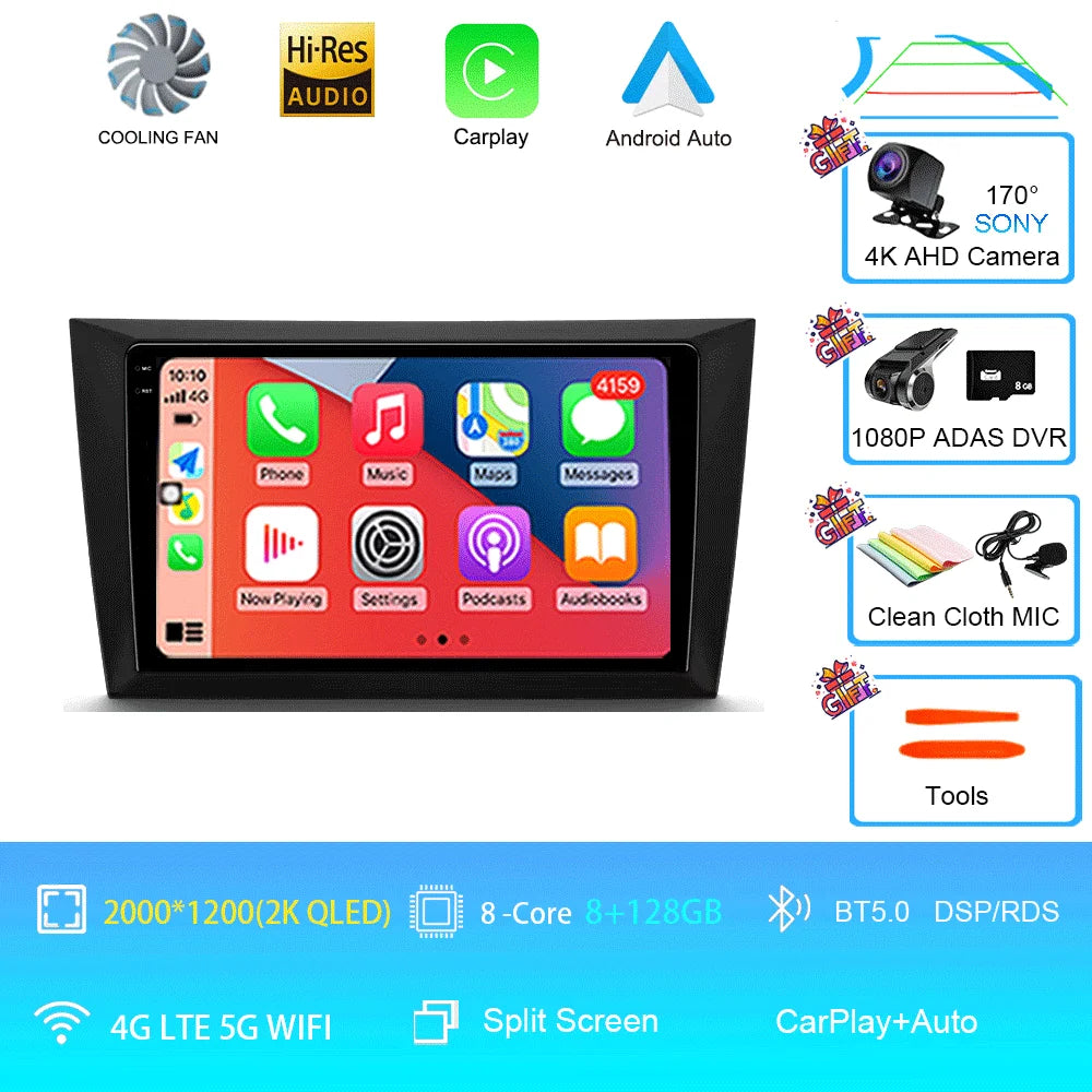 Car Stereo with Apple CarPlay & Android Auto, Compatible with VW Golf 6 MK6 & GTI