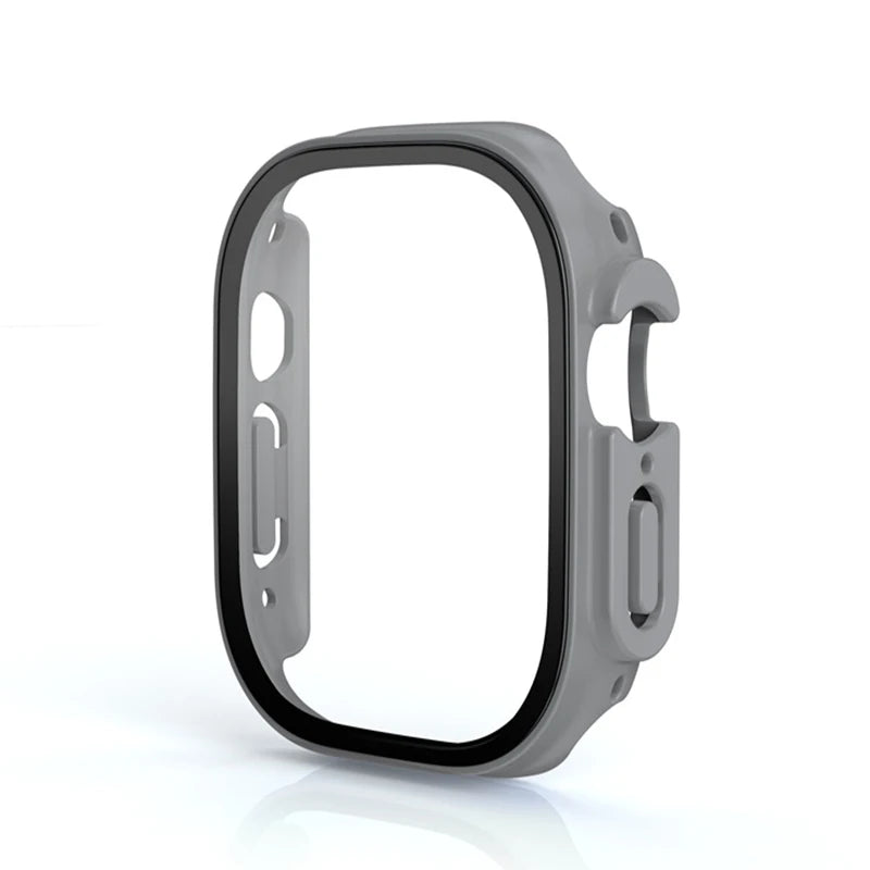 For Apple Watch Ultra 3 49mm 2026 PC Bumper+Screen Protector Tempered Glass+Cover for apple watch Case ultra 2/Ultra Accessories