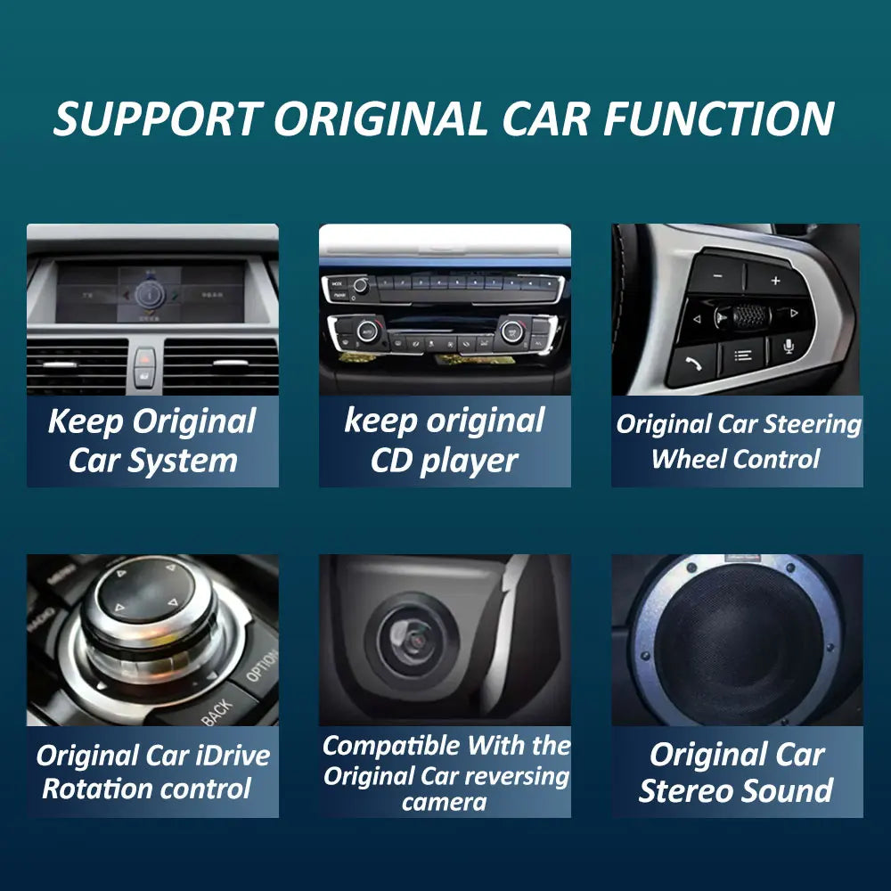 12.3" Android CarPlay Screen for BMW 3/4 Series F30 F31 F32 F33 F34 F36 (2013–2019) NBT/EVO — Android Auto, GPS, 4G