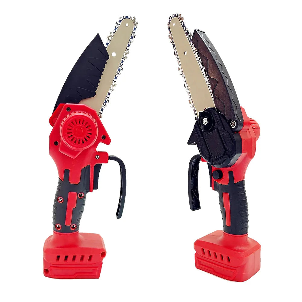 For Milwaukee 18V Battery Mini Chainsaw Woodworking with Handheld Electric 6 inch Logging Sawzall Portable Chainsaw Power Tool