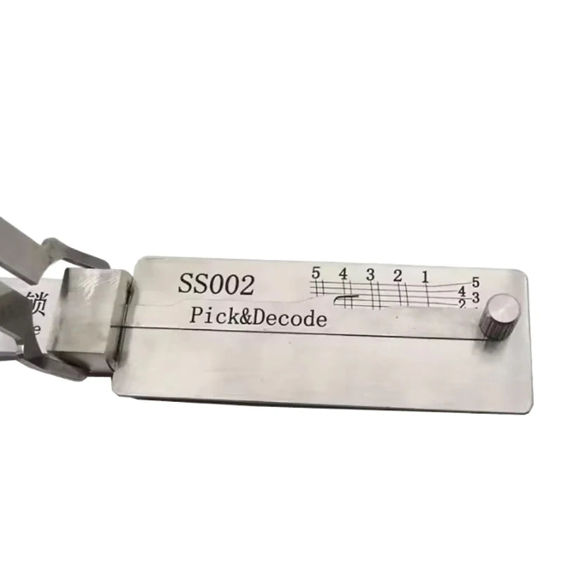 2026 NEW Locksmith Tool Set SS002 2-in-1 Implement for Servicing or Decoding Specific Models of Home and Civilian Door Locks
