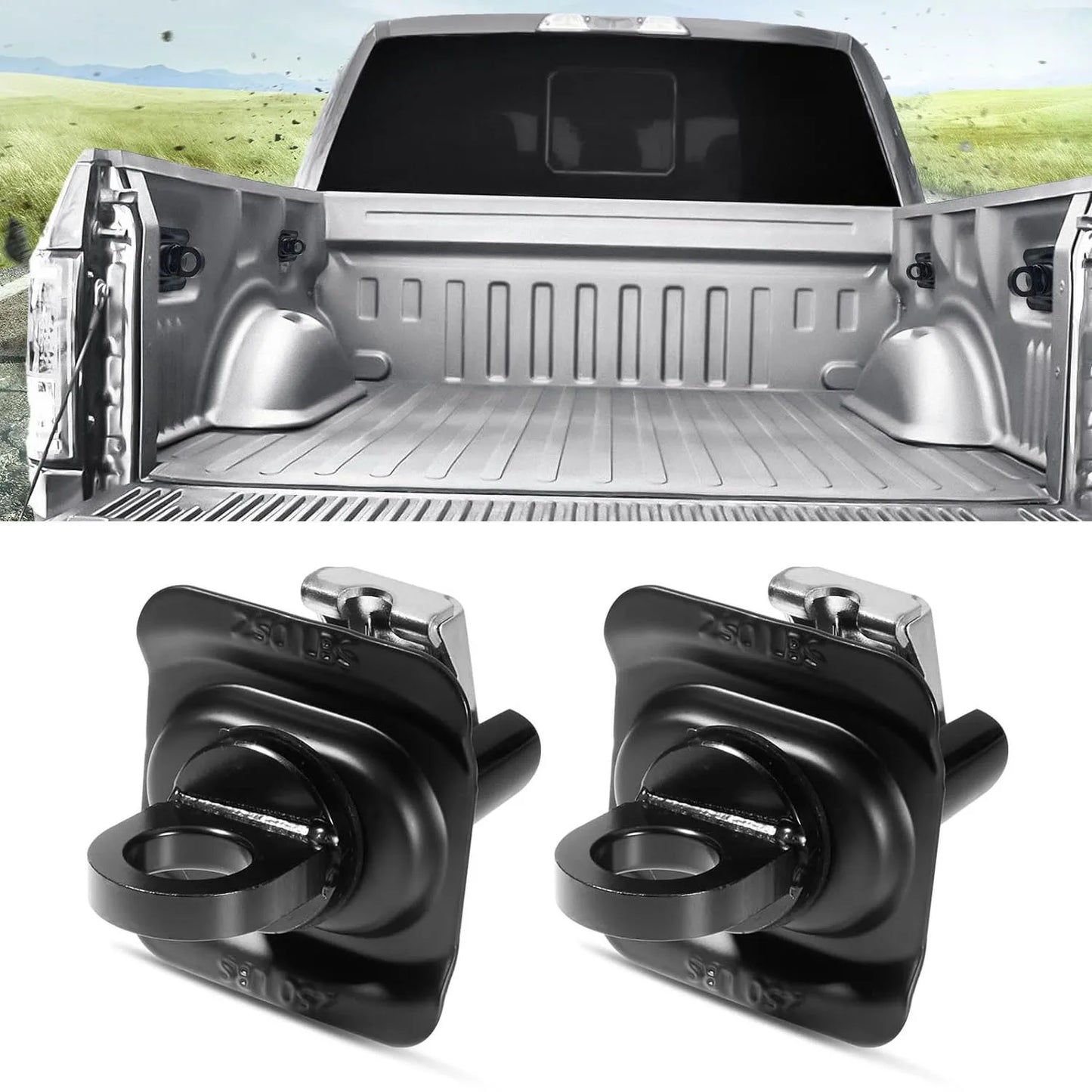 Tie Down Anchors Truck Bed Cargo Tie Down Clip For Chevy Silverado Colorado GMC Canyon Sierra 2015-2023