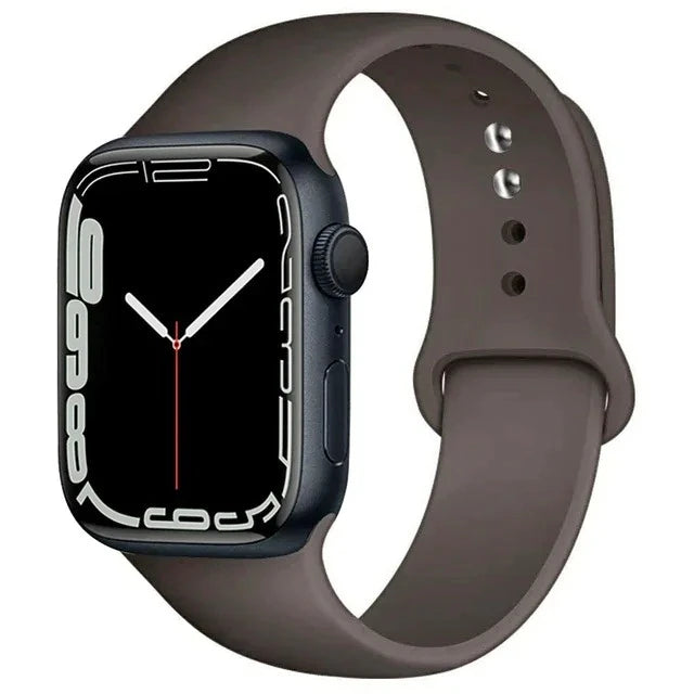 Silicone Band For Apple Watch strap 46mm 44mm 45mm 40mm 41mm 42-38mm 49mm sport bracelet iwatch series 11 10 9 8 7 6 5 SE Ultra3